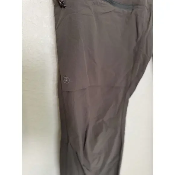 Fjallraven Pants High Coast Hike Trousers Men 36 x 32 Green Khaki Mountain Gorp